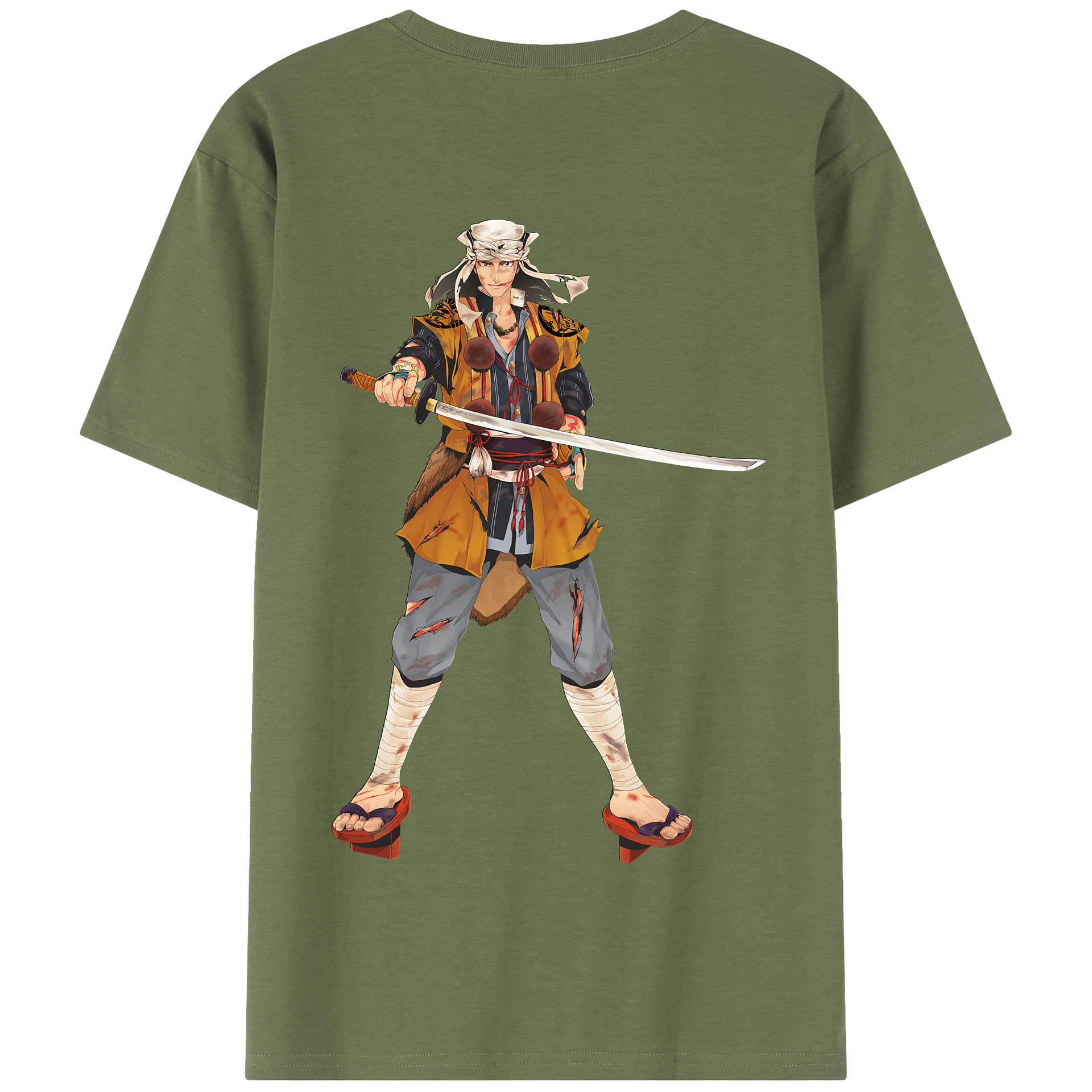 （画像用） 刀剣乱舞 Touken Ranbu 綿100％半袖Tシャツ（背面プリント）